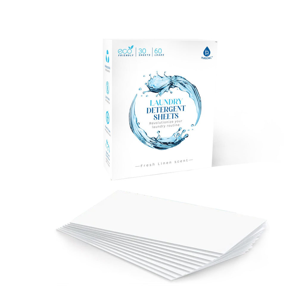 Natural Laundry Detergent Sheets, Eco Friendly– Fresh Linen Scent-0